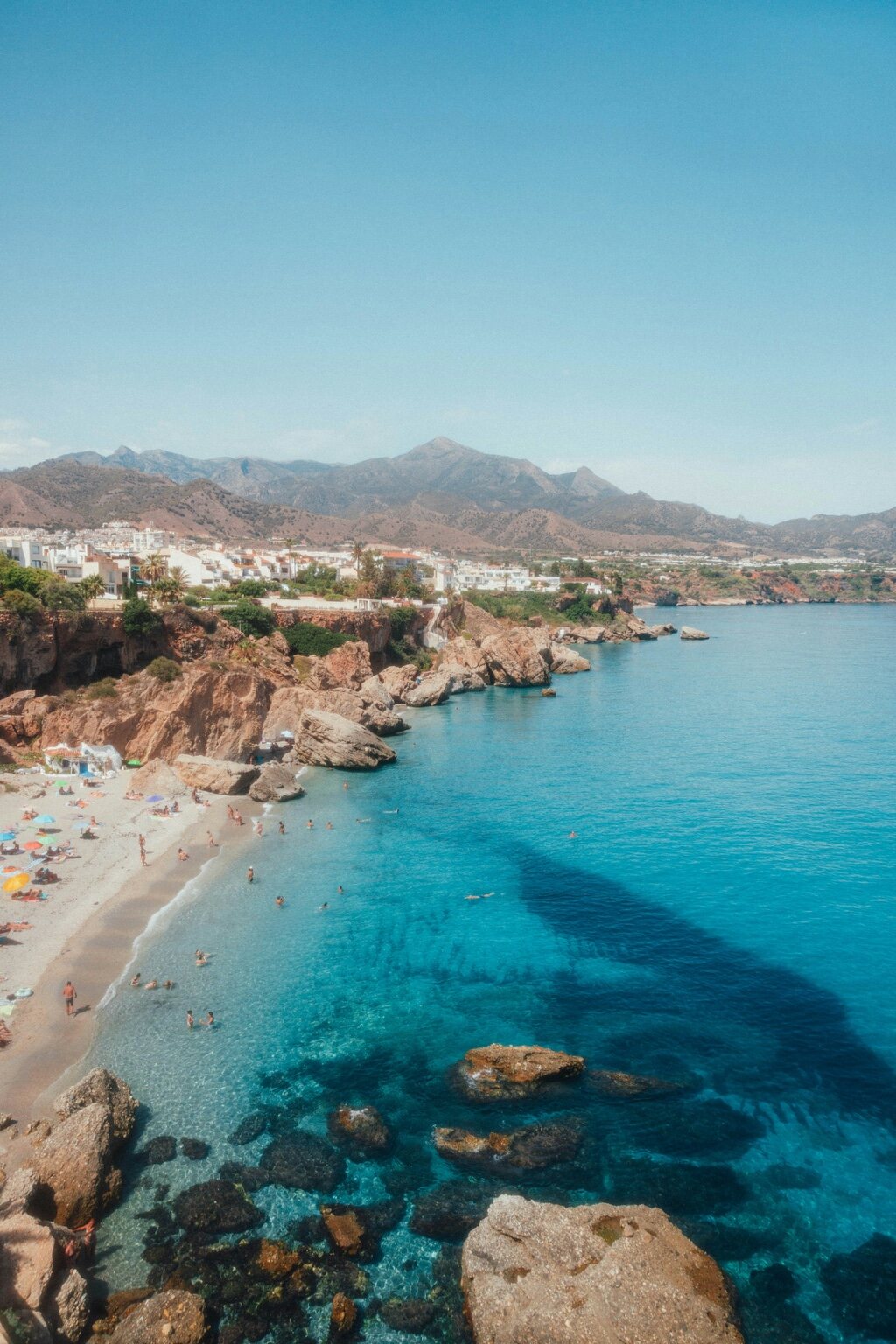 Thumbnail of Nerja's rocky coastline